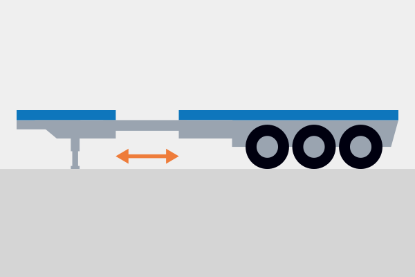 Extendable trailer